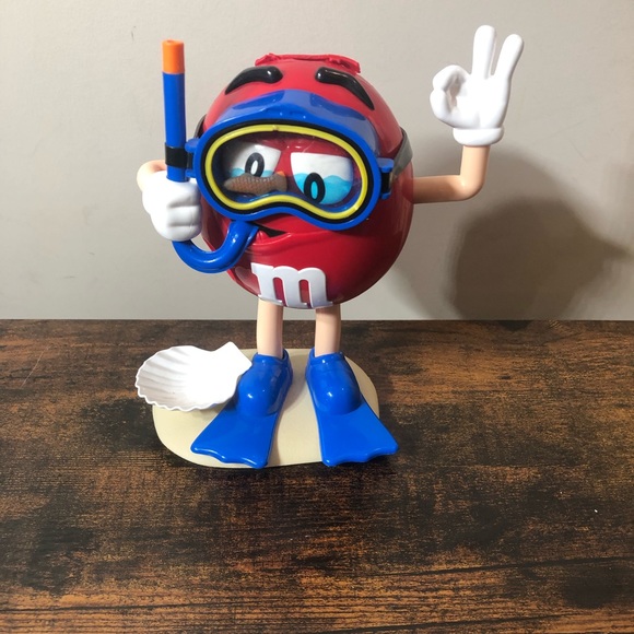 M & M Red Scuba Diver Candy Dispenser - Picture 1 of 6